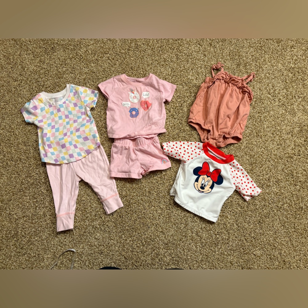 Baby Girl 0–3M Clothing Bundle | 4 Outfits